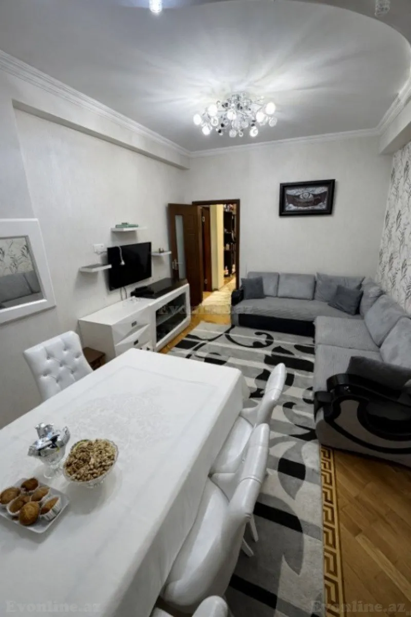 Satılır 3 otaqlı Mənzil Yeni tikili 110 m² Həzi Aslanov m. - şəkil 2