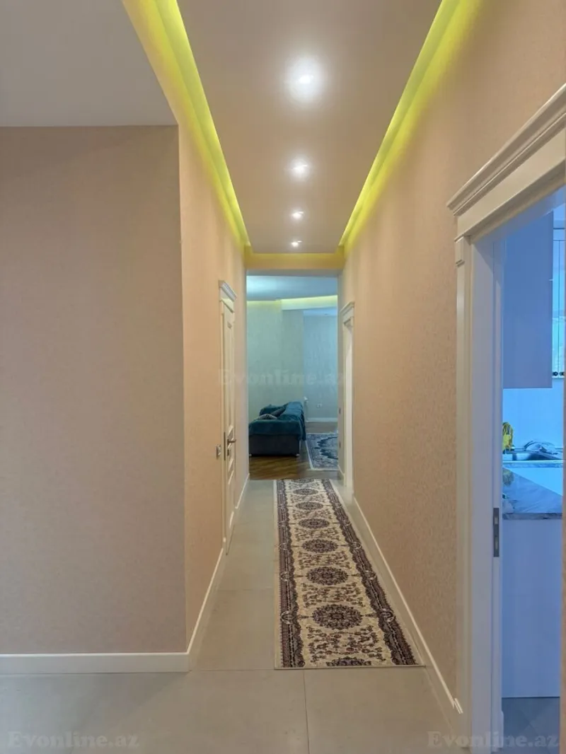 Kirayə verilir 3 otaqlı Mənzil Yeni tikili 137 m² Nəsimi r. - şəkil 3