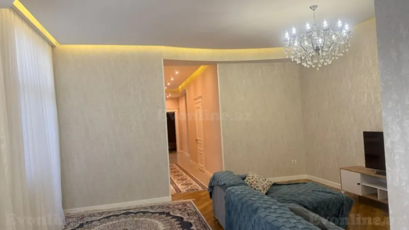 Kirayə verilir 3 otaqlı Mənzil Yeni tikili 137 m² Nəsimi r. - şəkil 4
