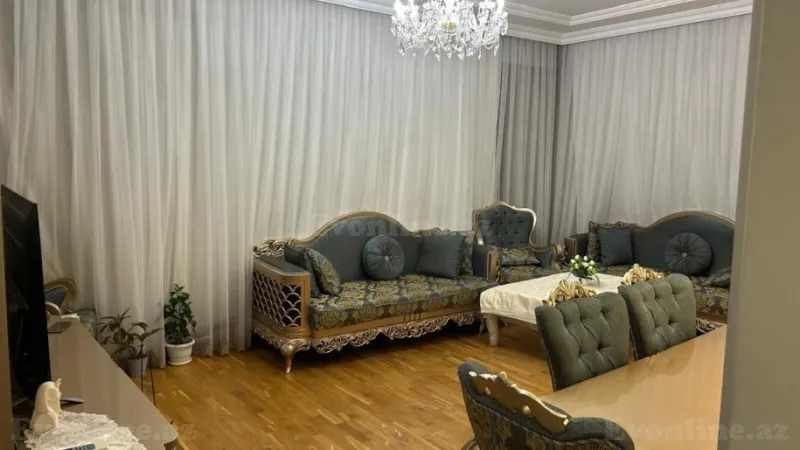 Satılır 3 otaqlı Mənzil Yeni tikili 93 m² İnşaatçılar m. - şəkil 3