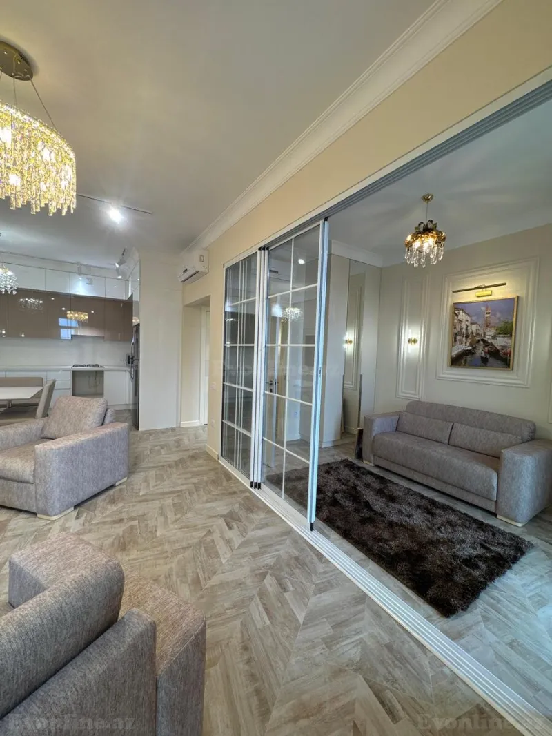 Kirayə verilir 2 otaqlı Mənzil Yeni tikili 80 m² Xətai r.