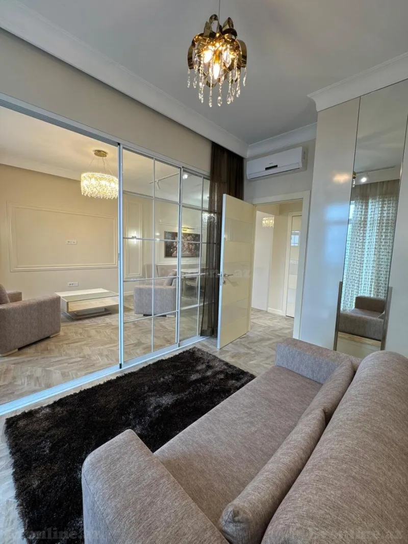 Kirayə verilir 2 otaqlı Mənzil Yeni tikili 80 m² Xətai r. - şəkil 2