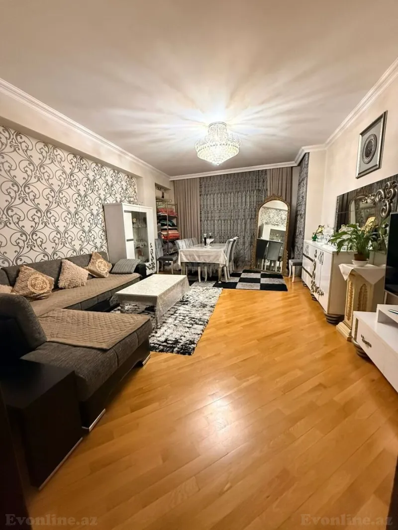 Satılır 3 otaqlı Mənzil Yeni tikili 120 m² Neftçilər m. - şəkil 3