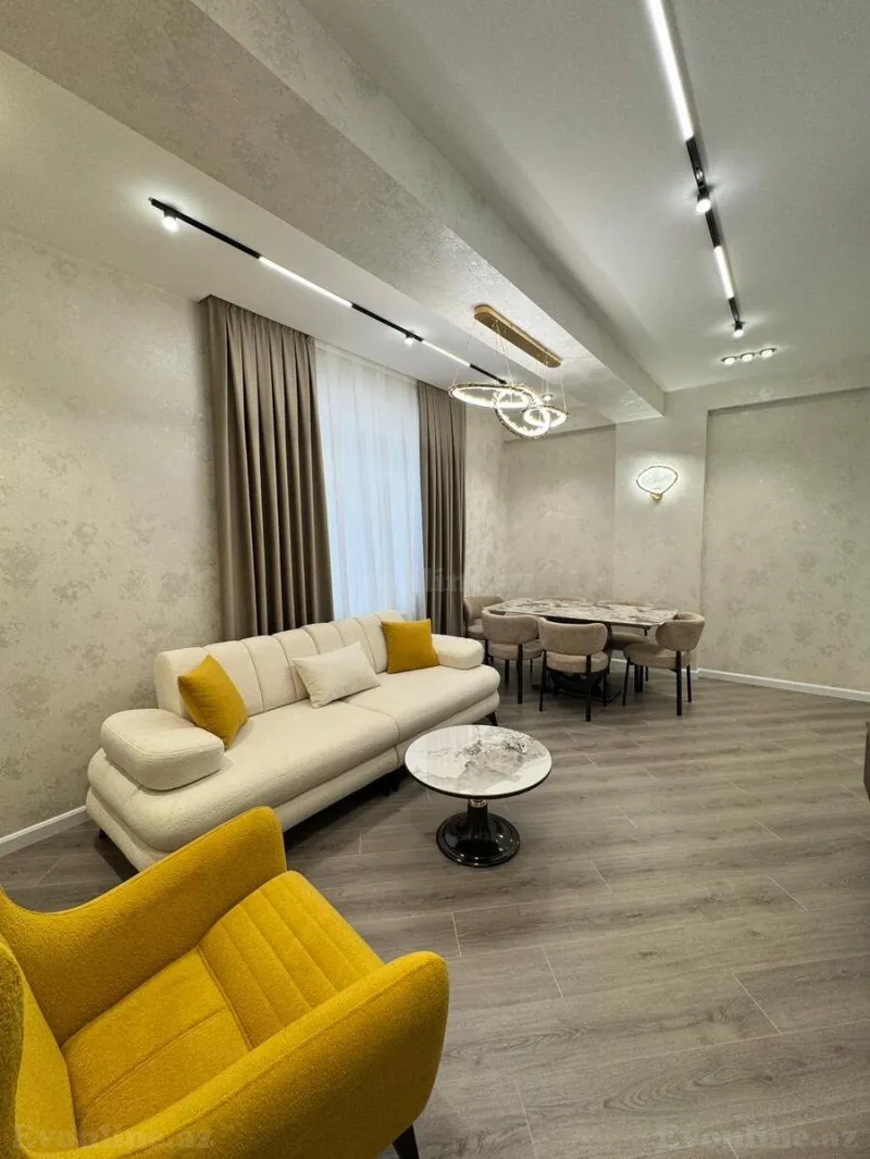 Satılır 3 otaqlı Mənzil Yeni tikili 91 m² Həzi Aslanov m. - şəkil 2