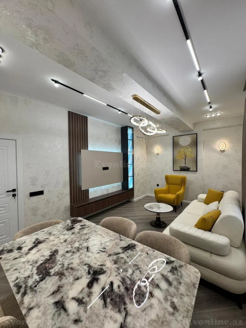 Satılır 3 otaqlı Mənzil Yeni tikili 91 m² Həzi Aslanov m. - şəkil 4