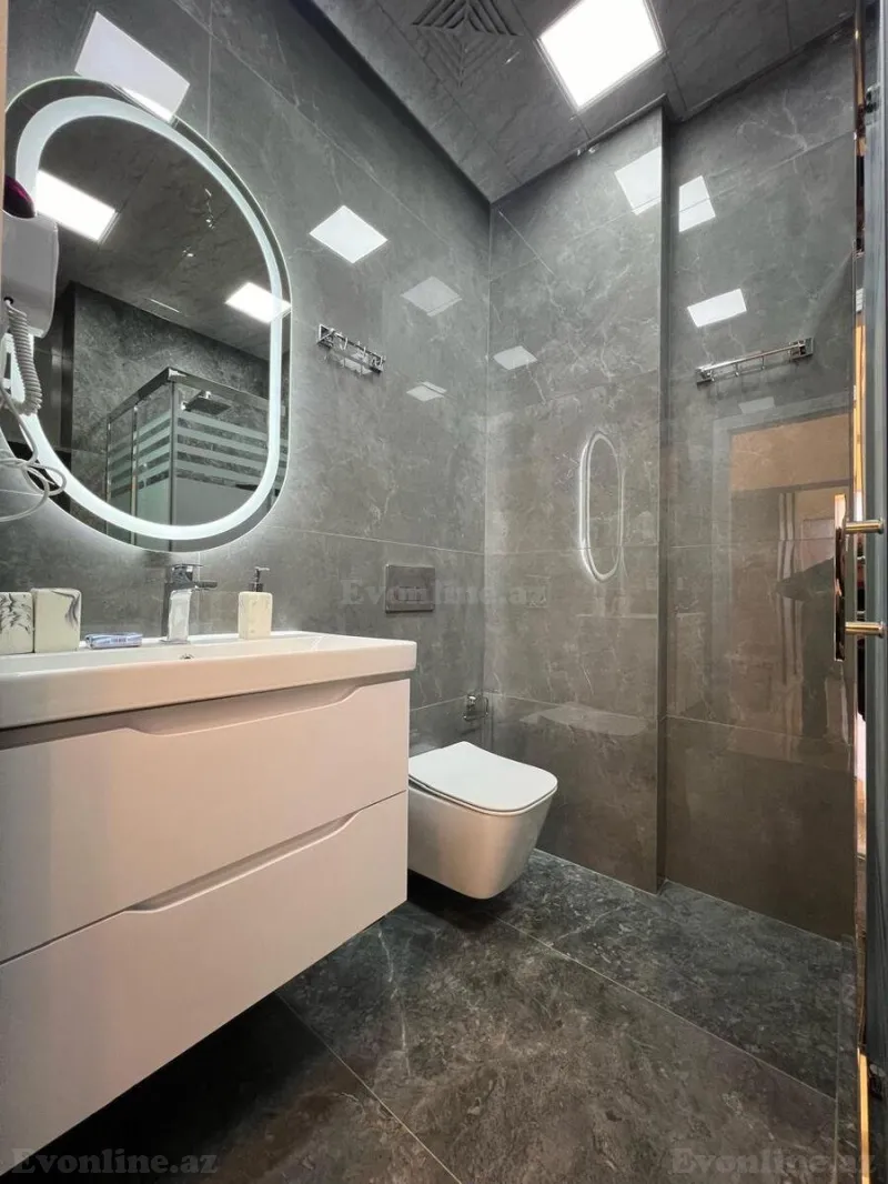 Kirayə verilir 2 otaqlı Mənzil Yeni tikili 85 m² Gənclik m. - şəkil 18