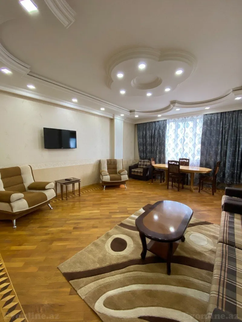 Kirayə verilir 3 otaqlı Mənzil Yeni tikili 110 m² Nizami m. - şəkil 2