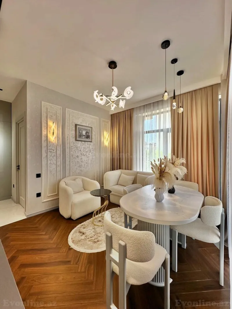 Satılır 2 otaqlı Mənzil Yeni tikili 60 m² Gənclik m. - şəkil 3