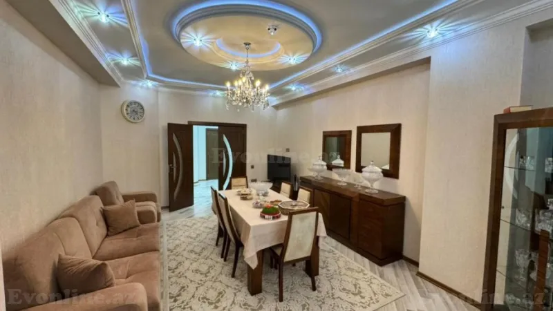 Satılır 3 otaqlı Mənzil Yeni tikili 108 m² Qara Qarayev m. - şəkil 2