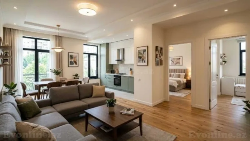 Kirayə verilir 3 otaqlı Mənzil Yeni tikili 115 m² 28 May m. - şəkil 2