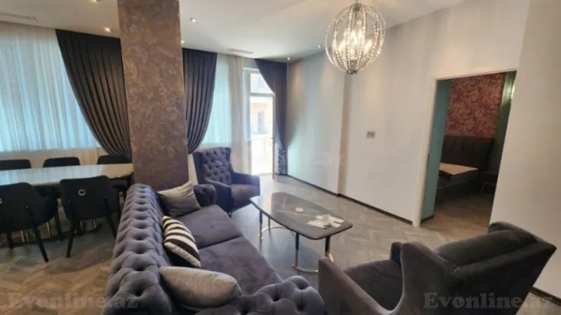 Kirayə verilir 2 otaqlı Mənzil Yeni tikili 80 m² Elmlər Akademiyası m. - şəkil 3