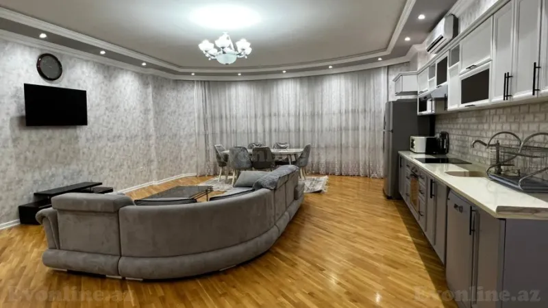 Kirayə verilir 3 otaqlı Mənzil Yeni tikili 123 m² Sahil m.