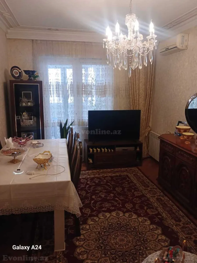 Satılır 3 otaqlı Mənzil Köhnə tikili 90 m² Yeni Yasamal - şəkil 2