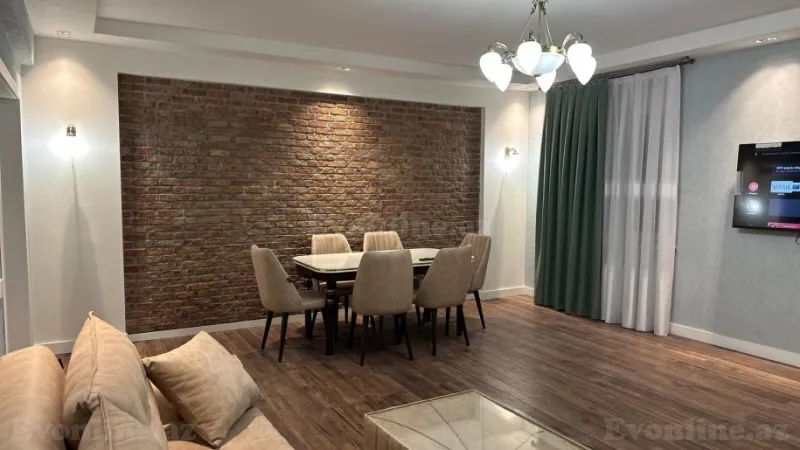 Kirayə verilir 3 otaqlı Mənzil Yeni tikili 135 m² Nizami r.