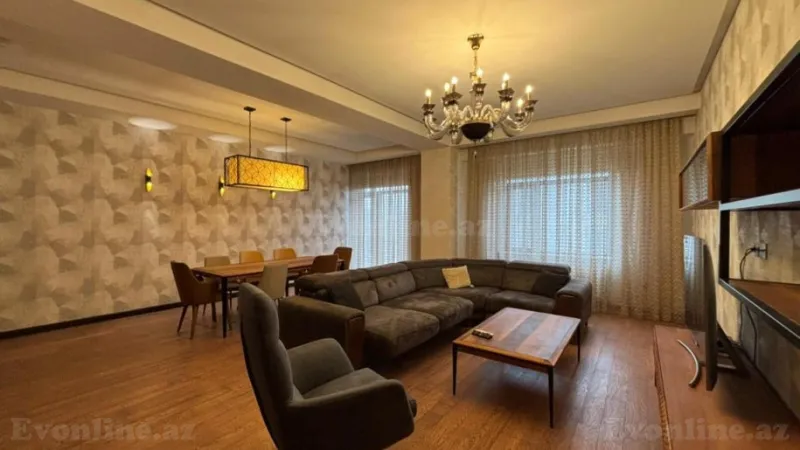 Kirayə verilir 3 otaqlı Mənzil Yeni tikili 170 m² Xətai r. - şəkil 2