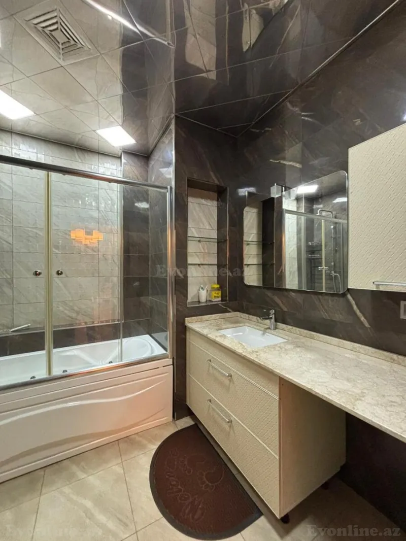 Kirayə verilir 3 otaqlı Mənzil Yeni tikili 170 m² Xətai r. - şəkil 18