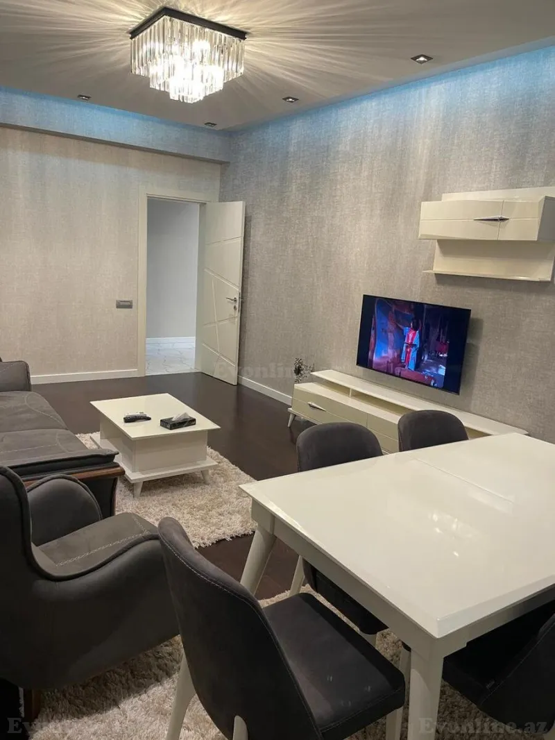 Kirayə verilir 2 otaqlı Mənzil Yeni tikili 90 m² Nəsimi r. - şəkil 6