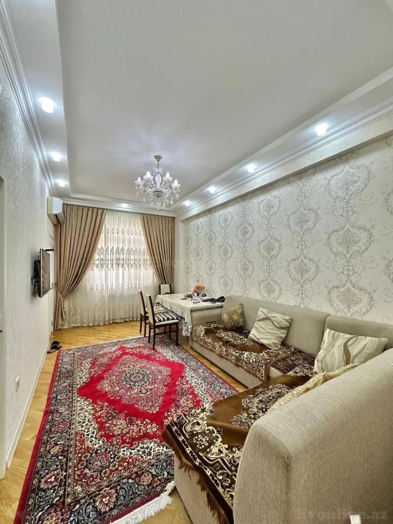 Satılır 3 otaqlı Mənzil Yeni tikili 63 m² Qara Qarayev m. - şəkil 3