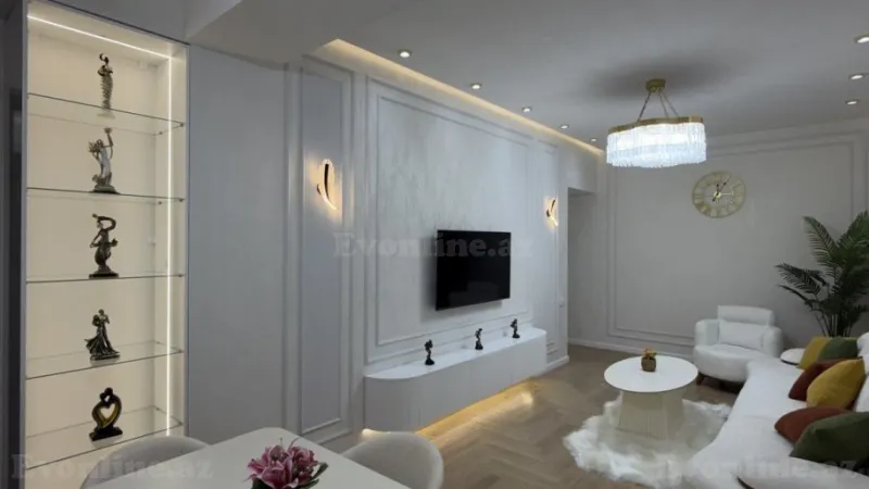 Satılır 3 otaqlı Mənzil Yeni tikili 100 m² Nəsimi r. - şəkil 3