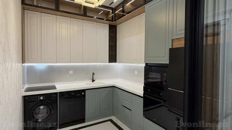 Satılır 3 otaqlı Mənzil Yeni tikili 100 m² Nəsimi r. - şəkil 8