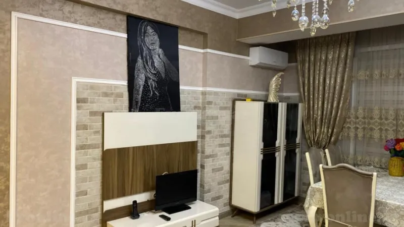 Kirayə verilir 3 otaqlı Mənzil Yeni tikili 120 m² Nəsimi r. - şəkil 2