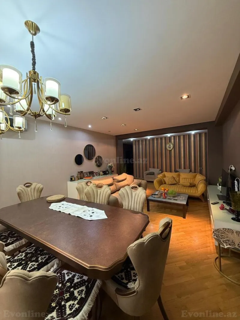 Satılır 3 otaqlı Mənzil Yeni tikili 137 m² Həzi Aslanov m. - şəkil 2