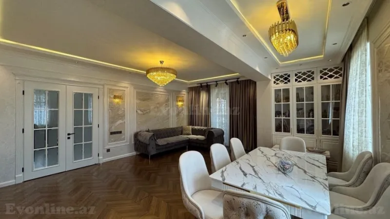 Satılır 3 otaqlı Mənzil Yeni tikili 130 m² Həzi Aslanov m. - şəkil 2