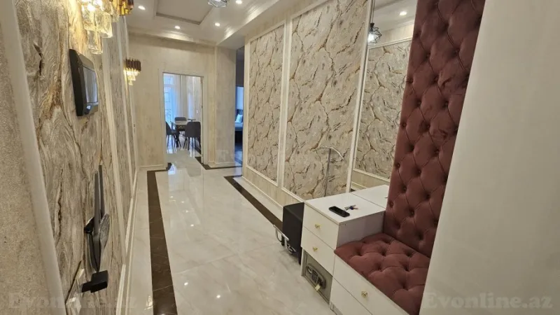 Kirayə verilir 3 otaqlı Mənzil Yeni tikili 130 m² Nəsimi r. - şəkil 6