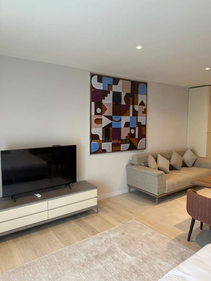 Kirayə verilir 1 otaqlı Mənzil Yeni tikili 60 m² Sabunçu r. - şəkil 5