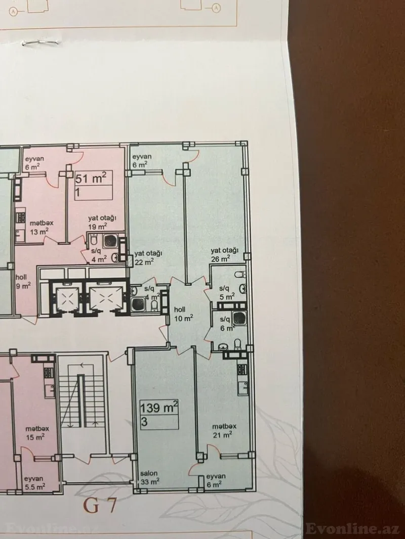 Satılır 3 otaqlı Mənzil Yeni tikili 139 m² Neftçilər m. - şəkil 5