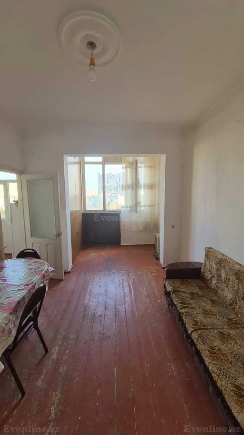 Kirayə verilir 2 otaqlı Mənzil Köhnə tikili 50 m² 1-ci mikrorayon - şəkil 2