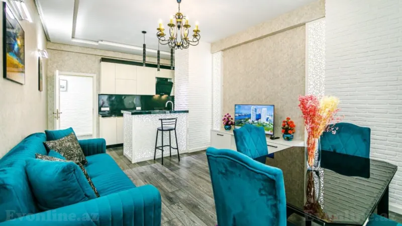 Kirayə verilir 2 otaqlı Mənzil Yeni tikili 75 m² Xətai m.