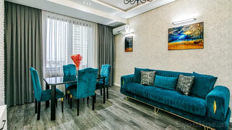 Kirayə verilir 2 otaqlı Mənzil Yeni tikili 75 m² Xətai m. - şəkil 11