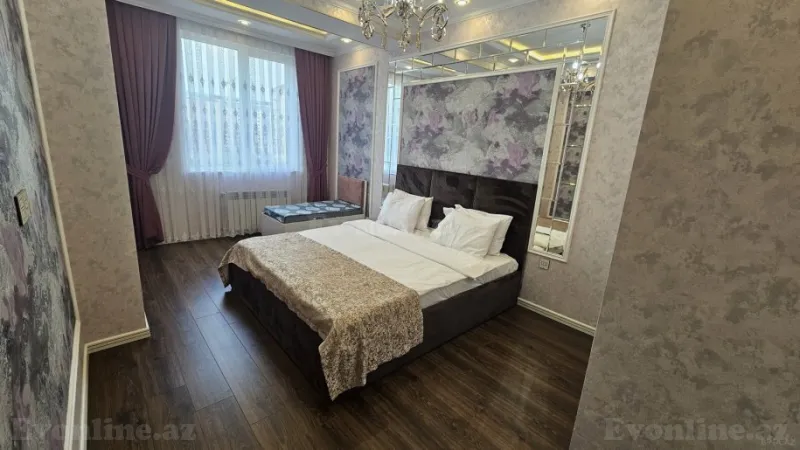 Kirayə verilir 3 otaqlı Mənzil Yeni tikili 130 m² Nəsimi r. - şəkil 4