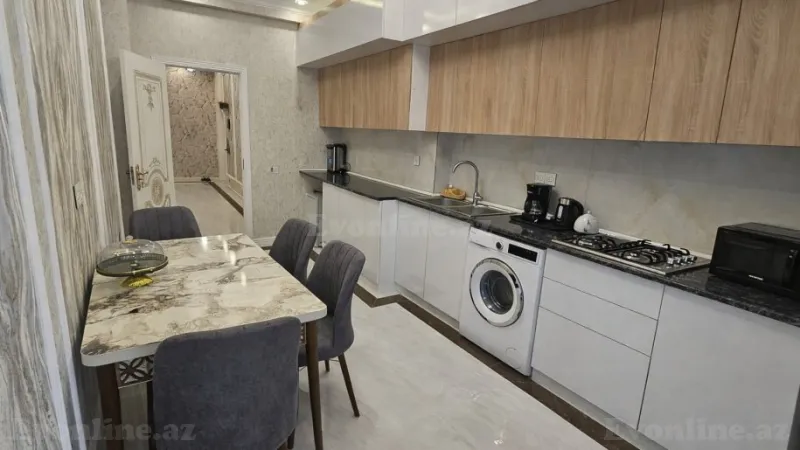 Kirayə verilir 3 otaqlı Mənzil Yeni tikili 130 m² Nəsimi r. - şəkil 10