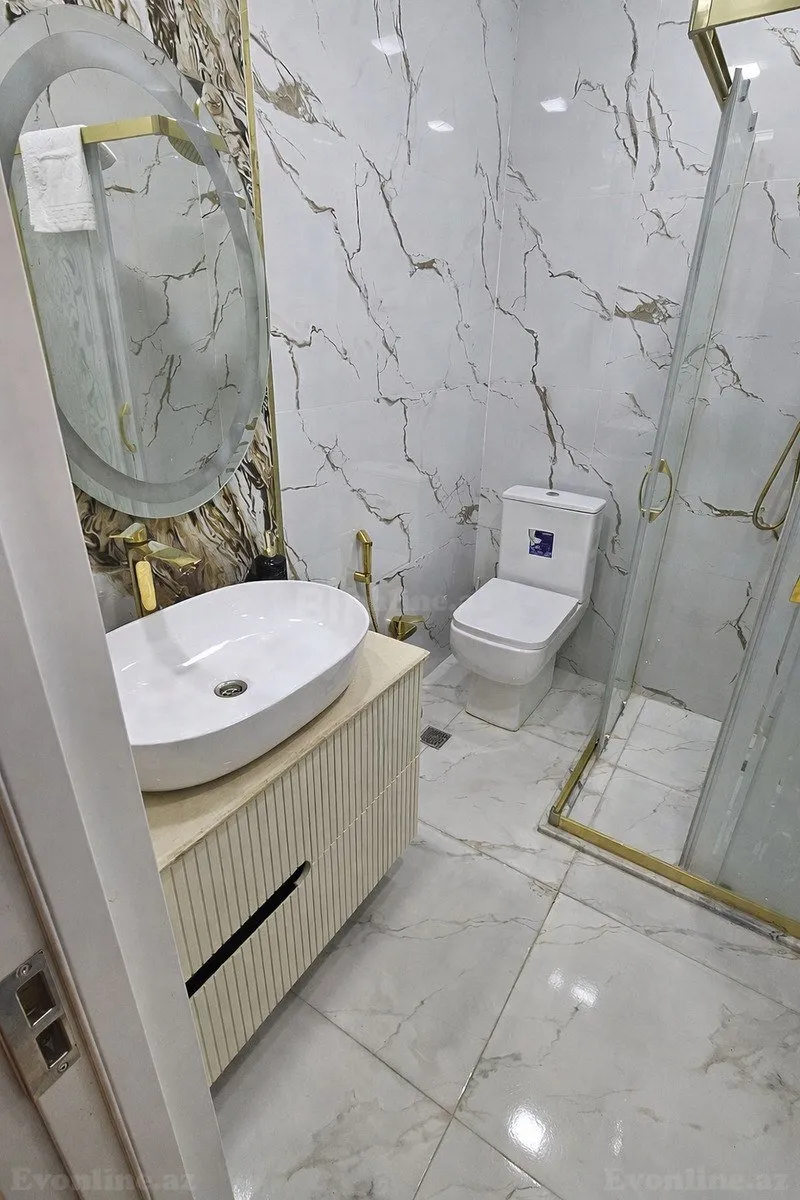 Kirayə verilir 3 otaqlı Mənzil Yeni tikili 130 m² Nəsimi r. - şəkil 12