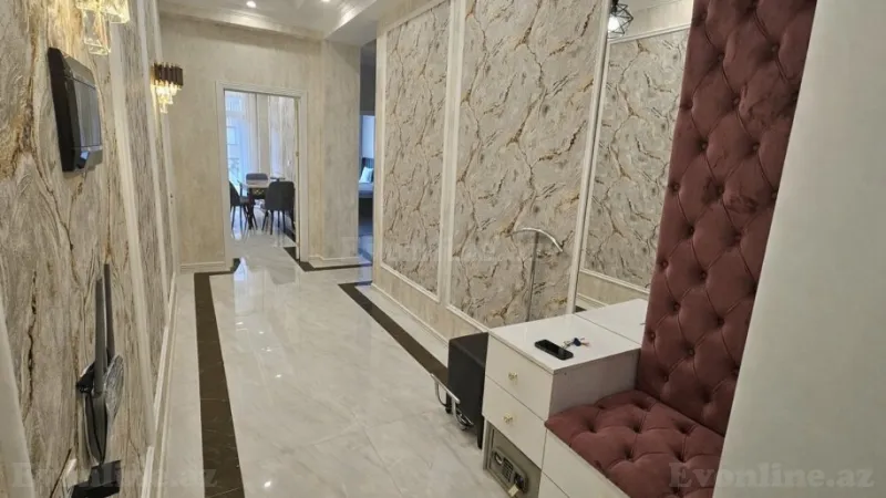 Kirayə verilir 3 otaqlı Mənzil Yeni tikili 130 m² Nəsimi r. - şəkil 13