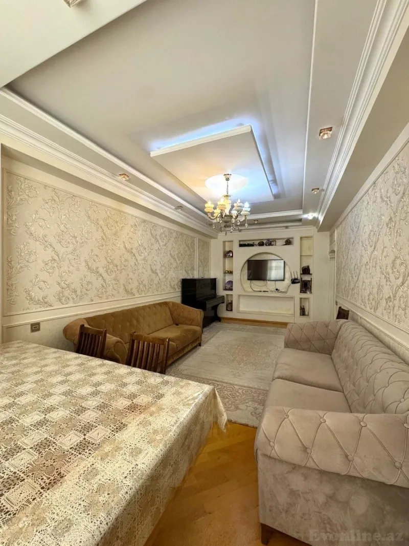 Satılır 3 otaqlı Mənzil Yeni tikili 119 m² Həzi Aslanov m. - şəkil 2