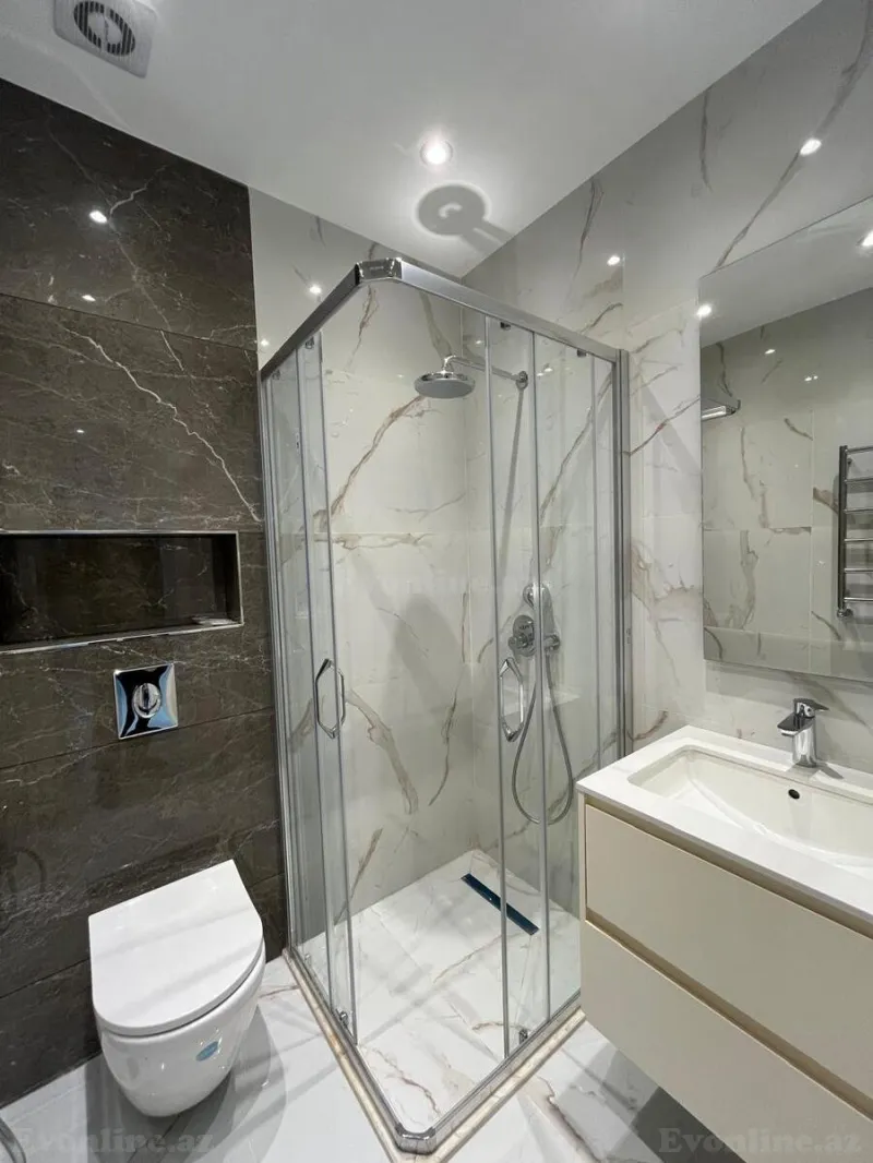 Kirayə verilir 3 otaqlı Mənzil Yeni tikili 80 m² Bakmil m. - şəkil 12