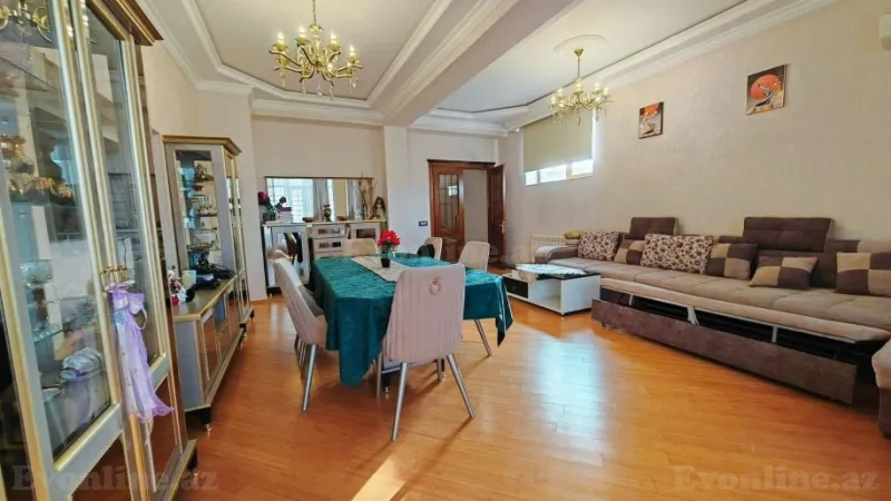 Kirayə verilir 3 otaqlı Mənzil Yeni tikili 150 m² Nərimanov r. - şəkil 2