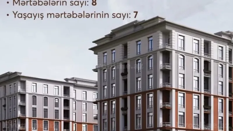 Satılır 2 otaqlı Mənzil Yeni tikili 70.3 m² Sabunçu r. - şəkil 3