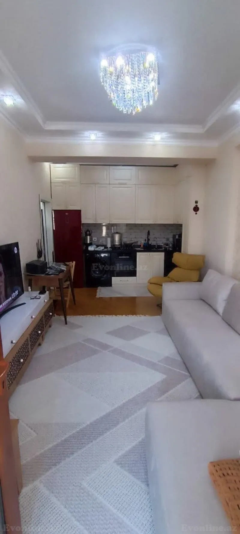 Satılır 2 otaqlı Mənzil Yeni tikili 55 m² Memar Əcəmi m. - şəkil 4