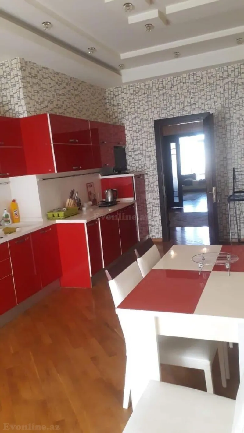 Kirayə verilir 3 otaqlı Mənzil Yeni tikili 150 m² Nəsimi r. - şəkil 12