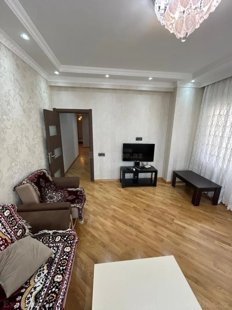 Kirayə verilir 3 otaqlı Mənzil Yeni tikili 100 m² Həzi Aslanov m. - şəkil 2