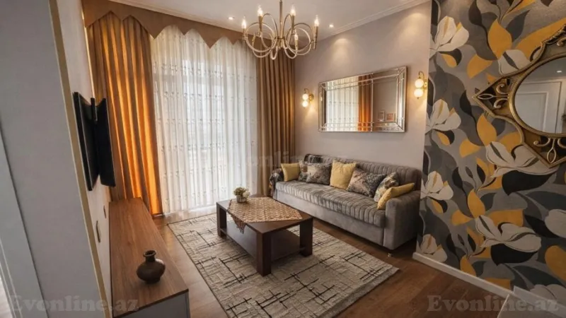 Satılır 2 otaqlı Mənzil Yeni tikili 53 m² Nərimanov r. - şəkil 2