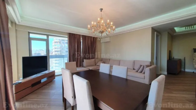 Kirayə verilir 3 otaqlı Mənzil Yeni tikili 138 m² Nizami m. - şəkil 3