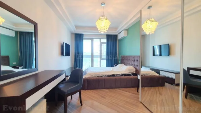 Kirayə verilir 3 otaqlı Mənzil Yeni tikili 138 m² Nizami m. - şəkil 8