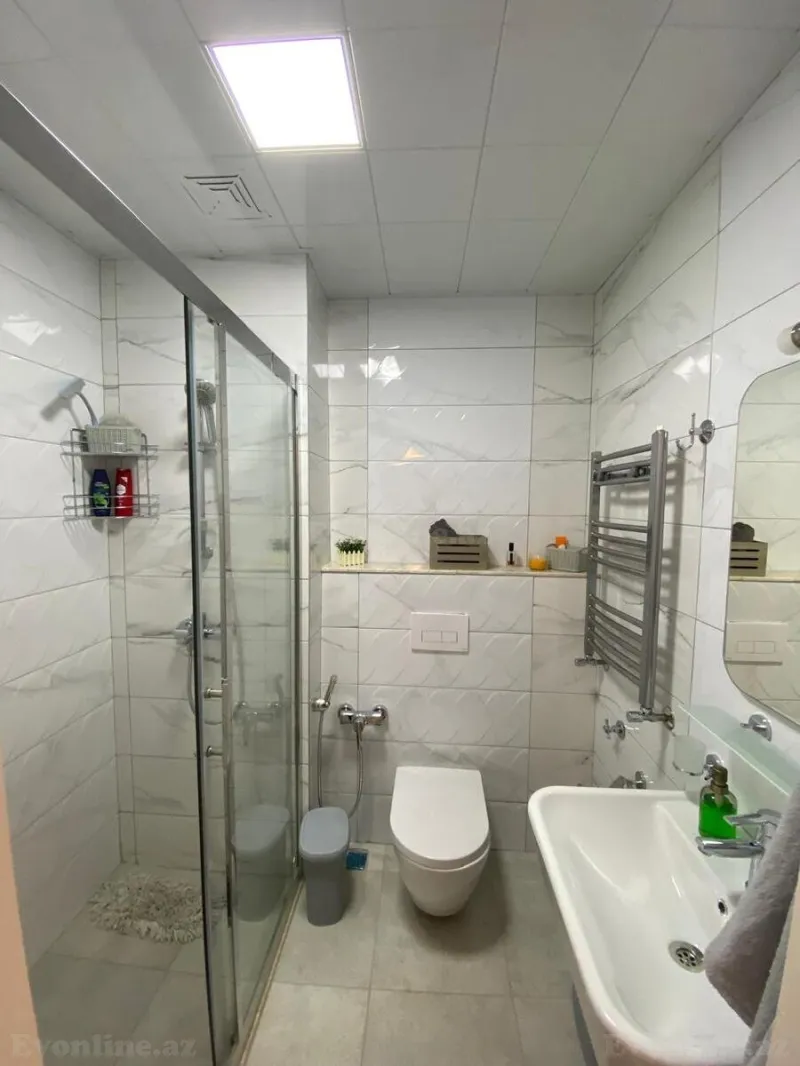 Kirayə verilir 2 otaqlı Mənzil Yeni tikili 50 m² 8-ci mikrorayon - şəkil 14