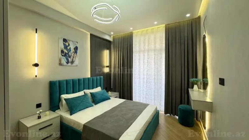 Satılır 2 otaqlı Mənzil Yeni tikili 55 m² Həzi Aslanov m. - şəkil 3