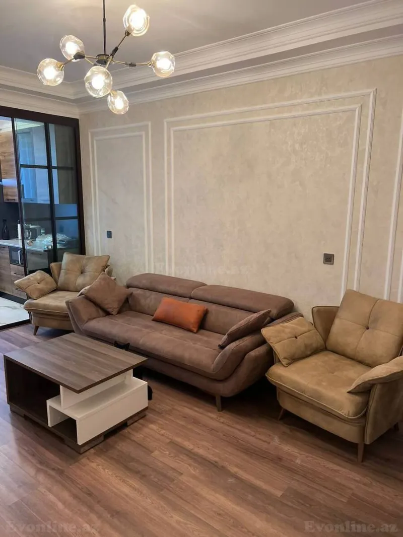 Kirayə verilir 3 otaqlı Mənzil Yeni tikili 80 m² Elmlər Akademiyası m. - şəkil 4